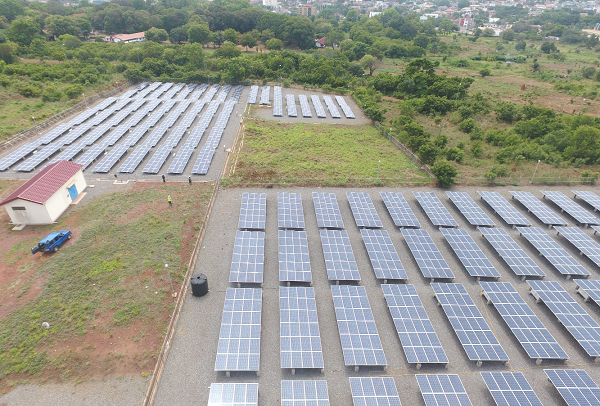 An aerial view of the panels. Photo courtesy of CLUE INC.