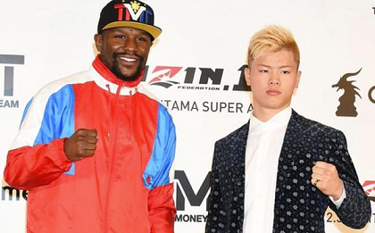 Mayweather to fight kickboxer Nasukawa in Japan