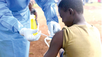  Medical teams are vaccinating people to help stop the spread of the virus