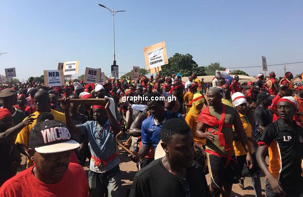 Some of the demonstrators 