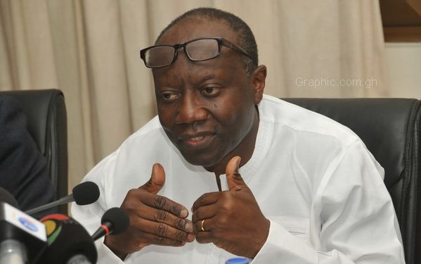 The Minister of Finance, Ken Ofori-Atta