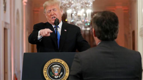 CNN sues Trump and top aides for barring Jim Acosta