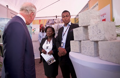 FanMilk showcases recycling project to Prince Charles