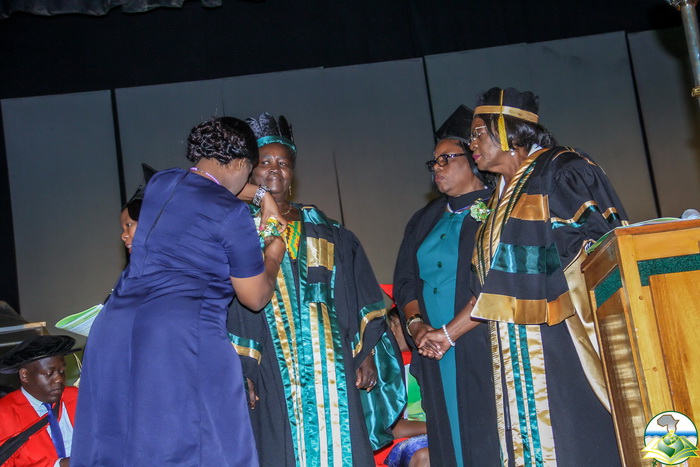 Prof Naana Opoku-Agyemang during her investiture
