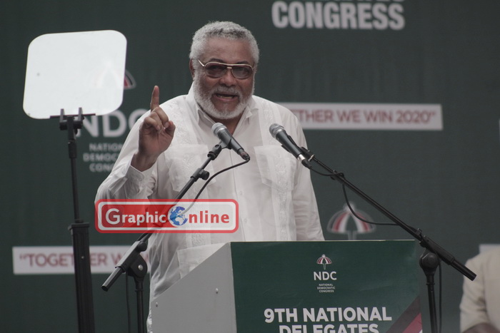 Former President Jerry John Rawlings, founder of the National Democratic Congress 