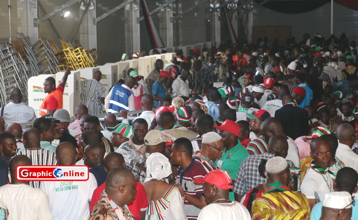 NDC Congress: Voting suspended for "15 minutes"