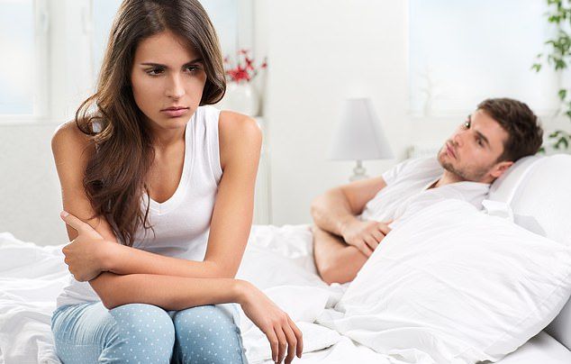 Stress is the number one libido killer, a survey of more than 2,000 adults found (stock)