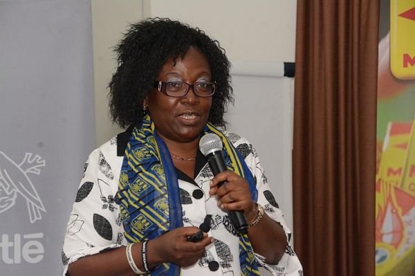  Prof. Matilda Steiner-Asiedu, speaking at the food safety training. Picture: Maxwell Ocloo