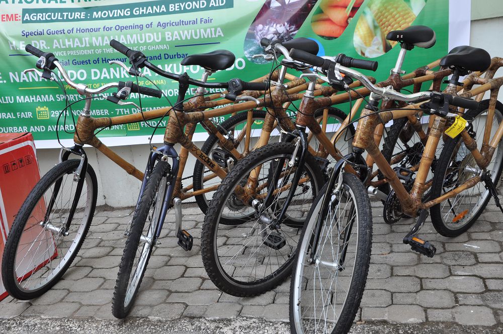 The bamboo bikes 