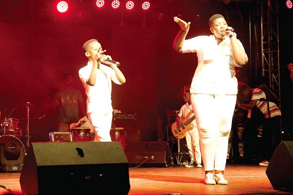  Members of the Monarch Band performing at the Ashaiman to the World Concert