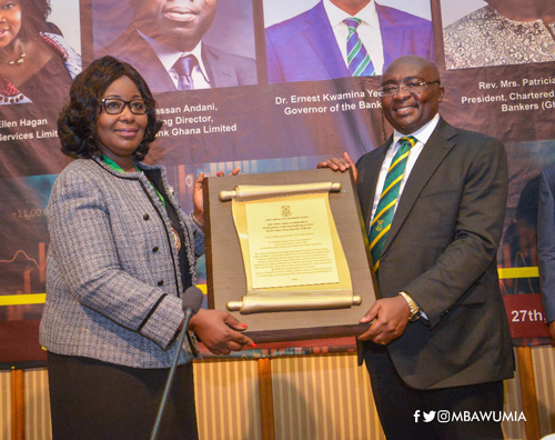 Chartered Institute of Bankers honours Bawumia