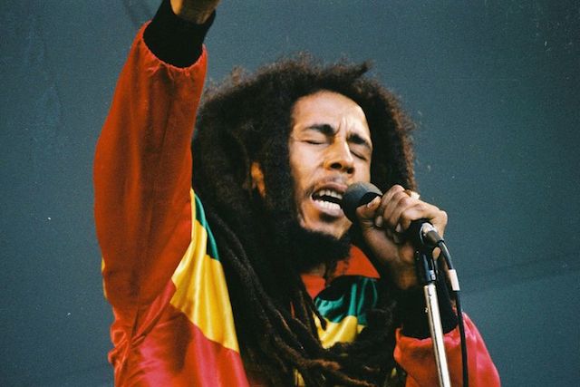 Reggae musician, Bob Marley
