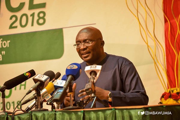 Vice-President Dr Mahamudu Bawumia addressing the second stakeholders’ conference of the Ministry of Foreign Affairs and Regional Integration in Accra