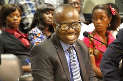 Kwesi Nyantakyi before the Commission of Inquiry