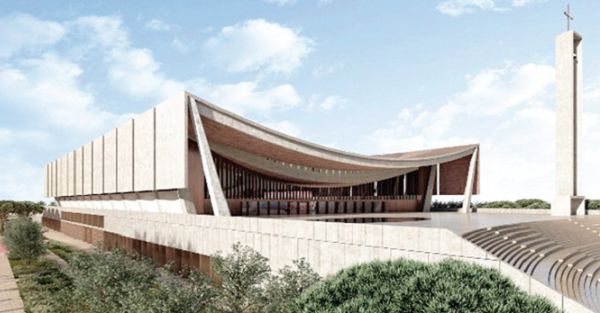 An artist’s impression of the proposed national cathedral