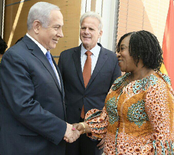 Ayorkor Botchwey and Israeli Prime Minister Benjamin Netanyahu