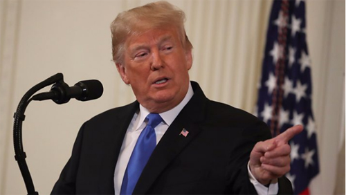 Trump hopes for "beautiful bi-partisan situation"