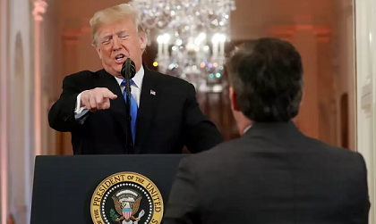 Watch Donald Trump's fiery exchange with CNN's Acosta