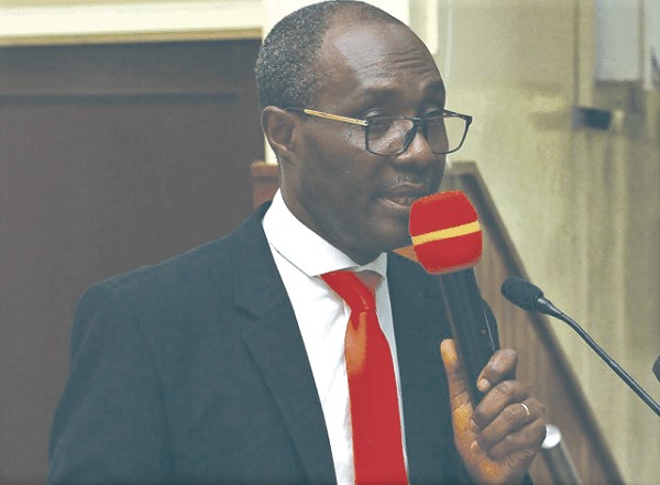Dr James Addy, Head of Eye Unit, Ghana Health Service, speaking at the event. Picture: NII MARTEY M. BOTCHWAY