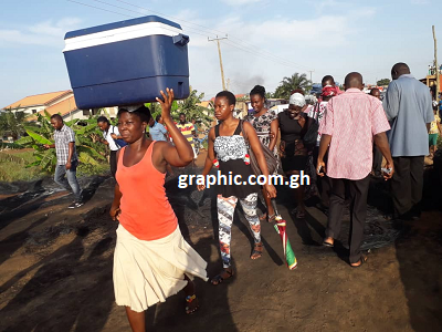Police arrest 10 demonstrators at Oduman