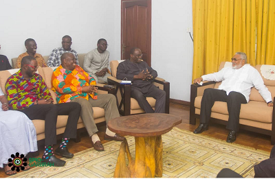 Spio-Garbrah seeks Rawlings’ blessings in Flagbearership race 
