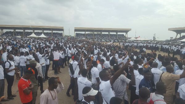 Some of the NaBCo beneficiaries at the graduation ceremony in Accra
