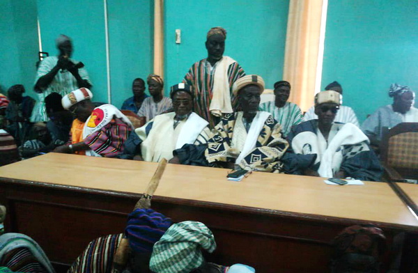 Some chiefs of Dagbon at the meeting