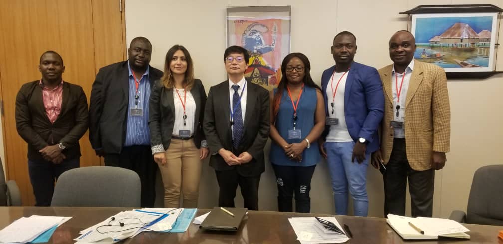 A section of participants with some Japanese officials after the first media briefing