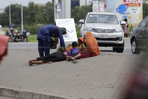 Removal of street beggars  must be done holistically