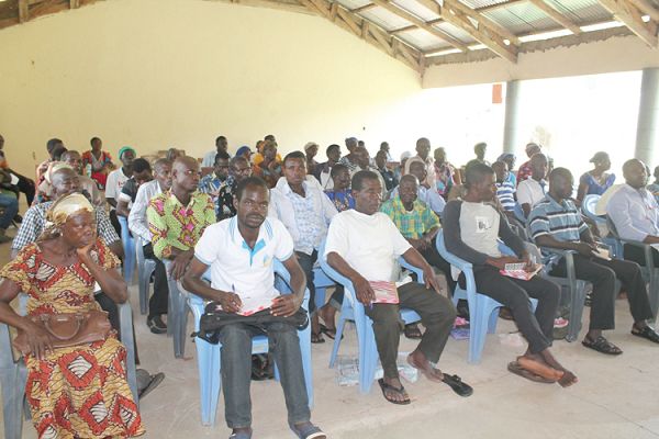  A section of the farmers