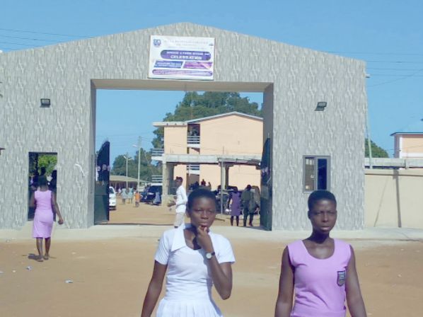  Old Students of ketabusco constructed the school gate recently