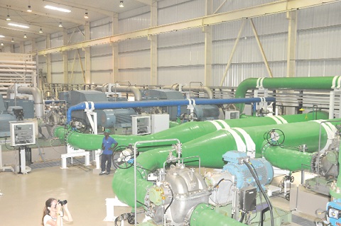 The Sea Water Desalination Plant at Teshie