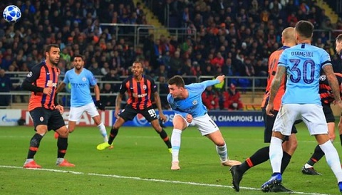Aymeric Laporte is the second player from France to score a Champions League goal for Manchester City after Samir Nasri