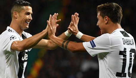Ronaldo crossed in the build-up to Dybala's winner