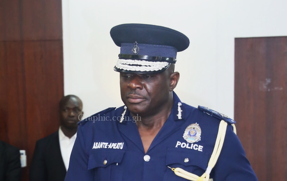 Mr David Asante-Apeatu, the Inspector General of Police