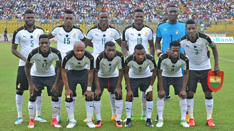 Ghana's senior national team, the Black Stars