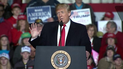 Donald Trump attacks 'media hostility' after mail bombs