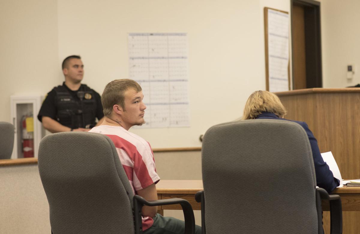 Tanner Jacobson makes an appearance in Lewis County Superior Court Wednesday Oct 17, 2018