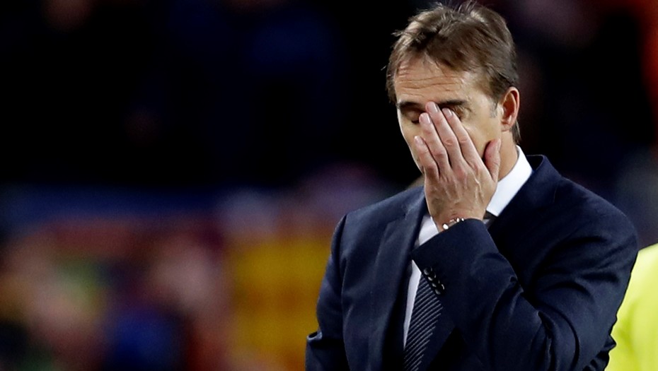 Julen Lopetegui won five, lost five and drew two of his 12 competitive games in charge of Spanish giants Real Madrid