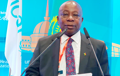 Mr Kwaku Agyeman Manu — Minister of Health 