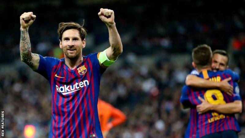Champions League: Messi inspires Barcelona to Tottenham win