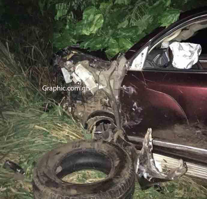Seven die after Collins Dauda's landcruiser and taxi crashed