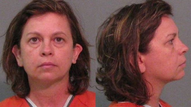  Lana Clayton, 52, had previously shot her husband in the head with a crossbow, police say. 