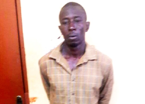 Arrested man Mustapha Awaya