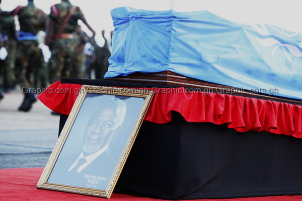 3-Day mourning begins as Kofi Annan’s body arrives