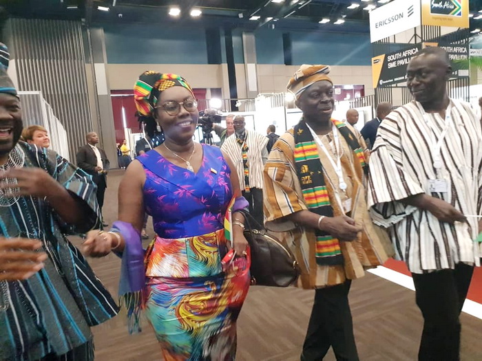 Communications Minister Ursula Owusu-Ekuful is leading the Ghanaian delegation to the conference