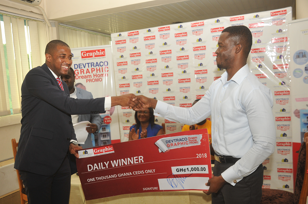 GCGL rewarding winneers of The Devtraco Graphic Dream Home Promo