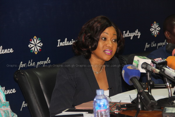 Mrs Jean Mensa, Chairperson of the Electoral Commission (EC)