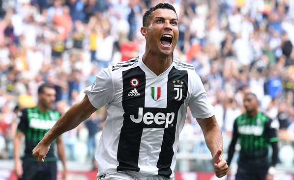 Watch Ronaldo open Serie A account with brace