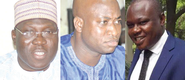 From left Alhaji Inusah Fuseini,Ibrahim Mohammed Murtala, and Abdul Hanan Gundadow